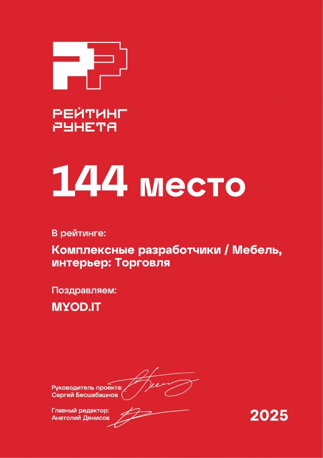 Комплексные разработчики - Мебель, интерьер: Торговля